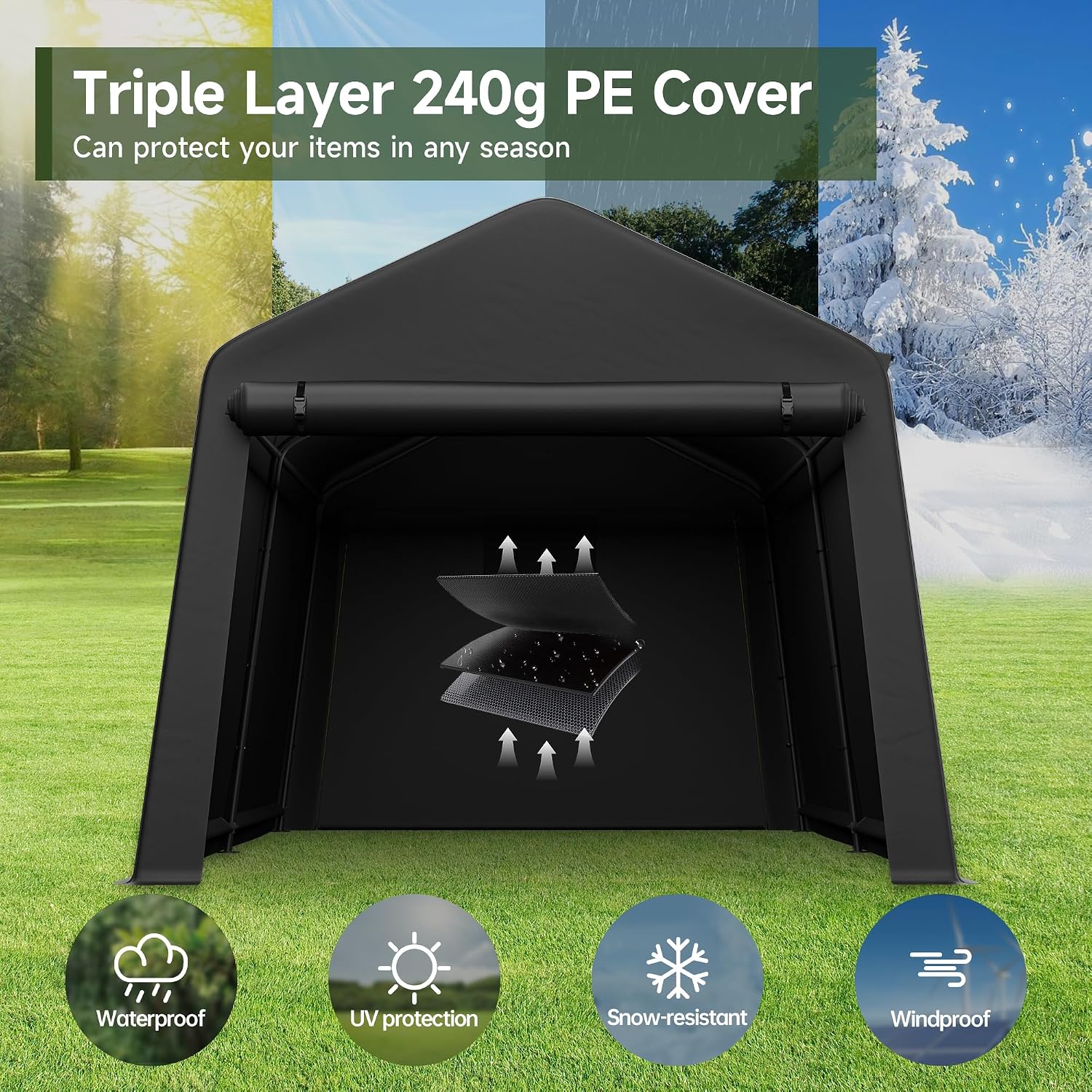 Portable Outdoor Storage Shed  - Garden Tools ulasan dan harga