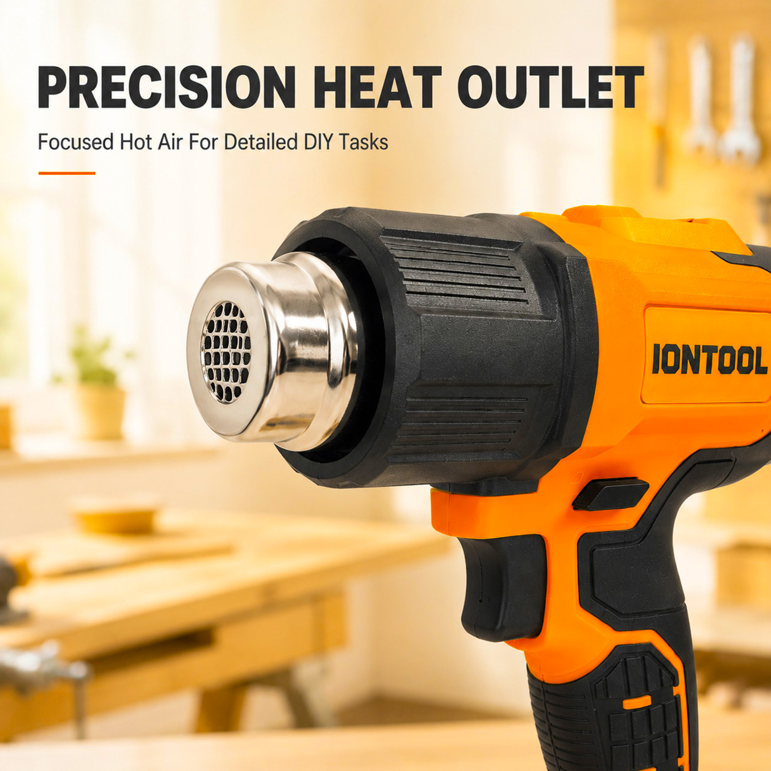 IONTOOL 250/500LPM 550℃ Cordle - Cordless Heat Gun For Shrink Tubing ulasan dan harga