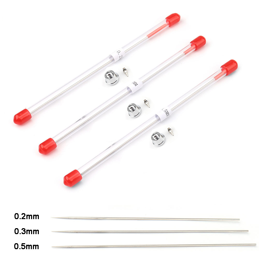 0.2/0.3/0.5MM Airbrush Nozzle  - Airbrush Kit With Mini Compressor ulasan dan harga