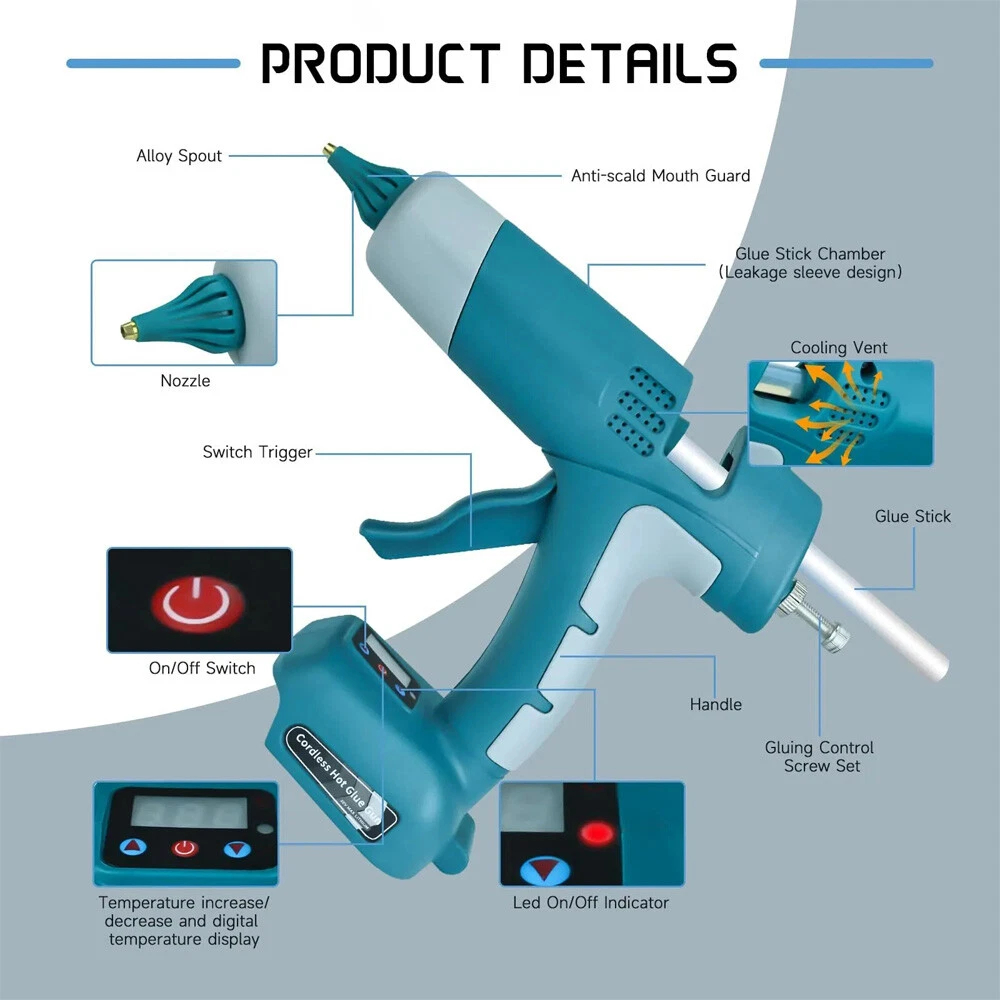 Newest Cordless Hot Melt Glue  - Hot Melt Glue Gun Cordless ulasan dan harga