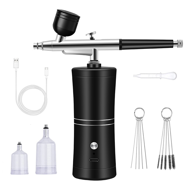 Portable Rechargeable Wireless - Airbrush Kit With Mini Compressor ulasan dan harga