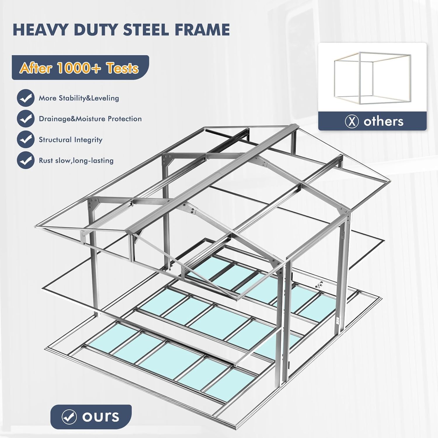 12x10 FT Metal Storage Shed wi - Garden Tools ulasan dan harga