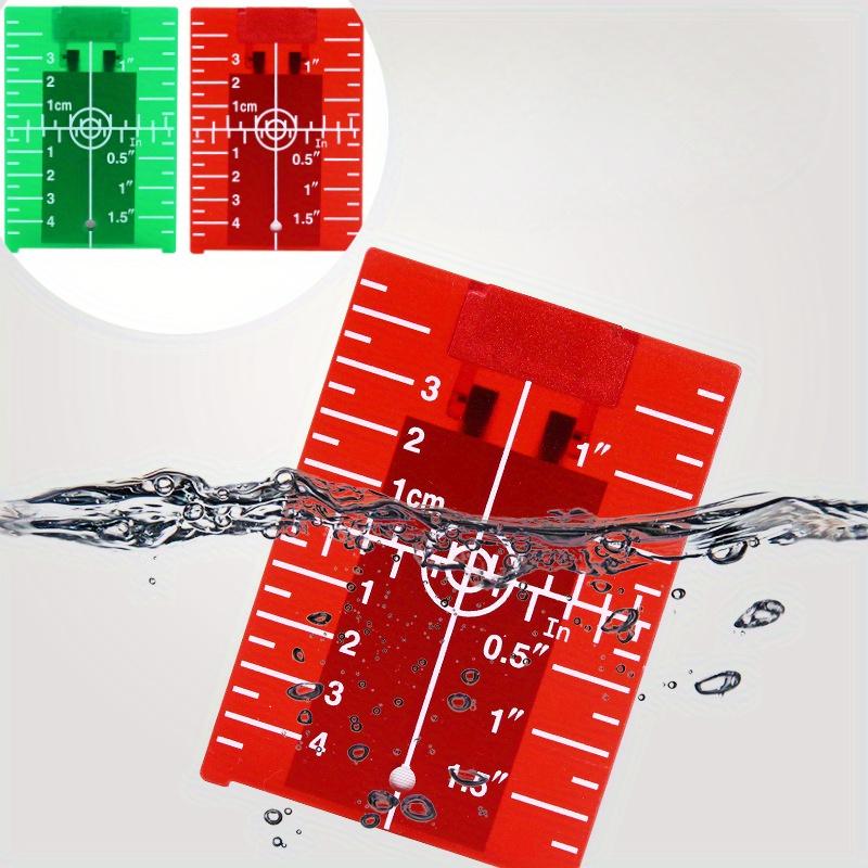 1PCS Inch Cm Laser Target Card - Laser Level 16 Lines 4D Green ulasan dan harga