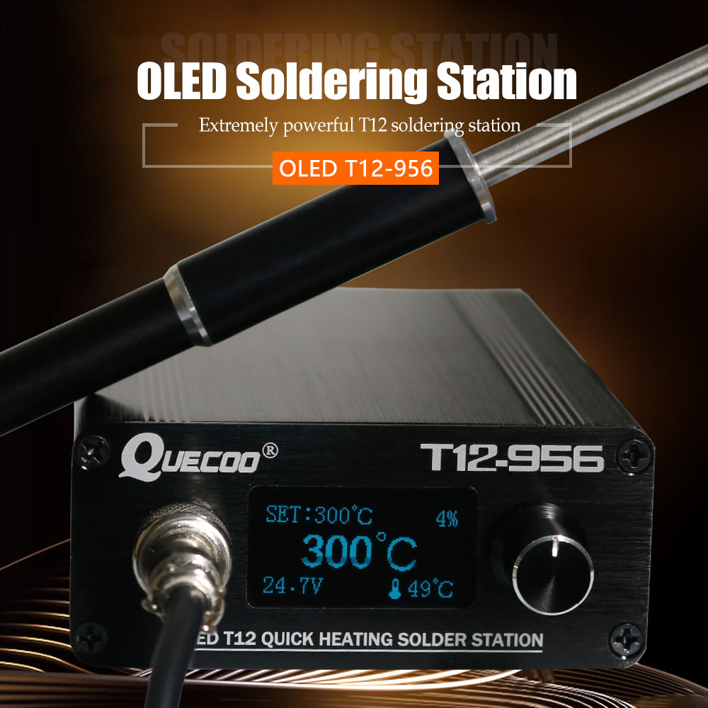 QUECOO T12-956 Soldering Digit - Digital Soldering Station T12 ulasan dan harga