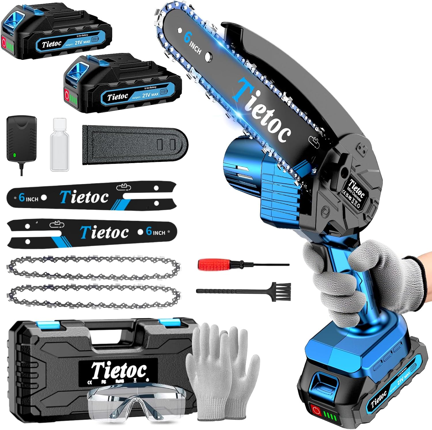 Mini Chainsaw, 6 Inch Chain Sa - Mini Electric Chainsaw 6 Inch ulasan dan harga