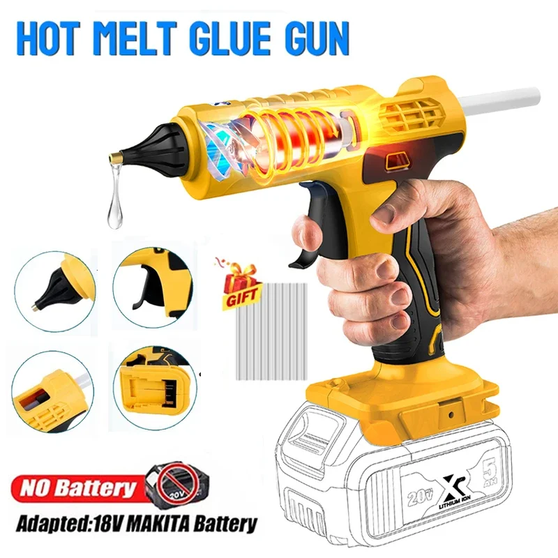 Cordless Electric Handheld Hot - Hot Melt Glue Gun Cordless ulasan dan harga