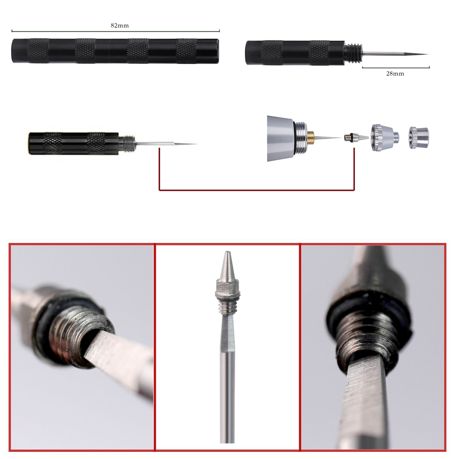 SAGUD 19PCS Airbrush Cleaning  - Airbrush Kit With Mini Compressor ulasan dan harga