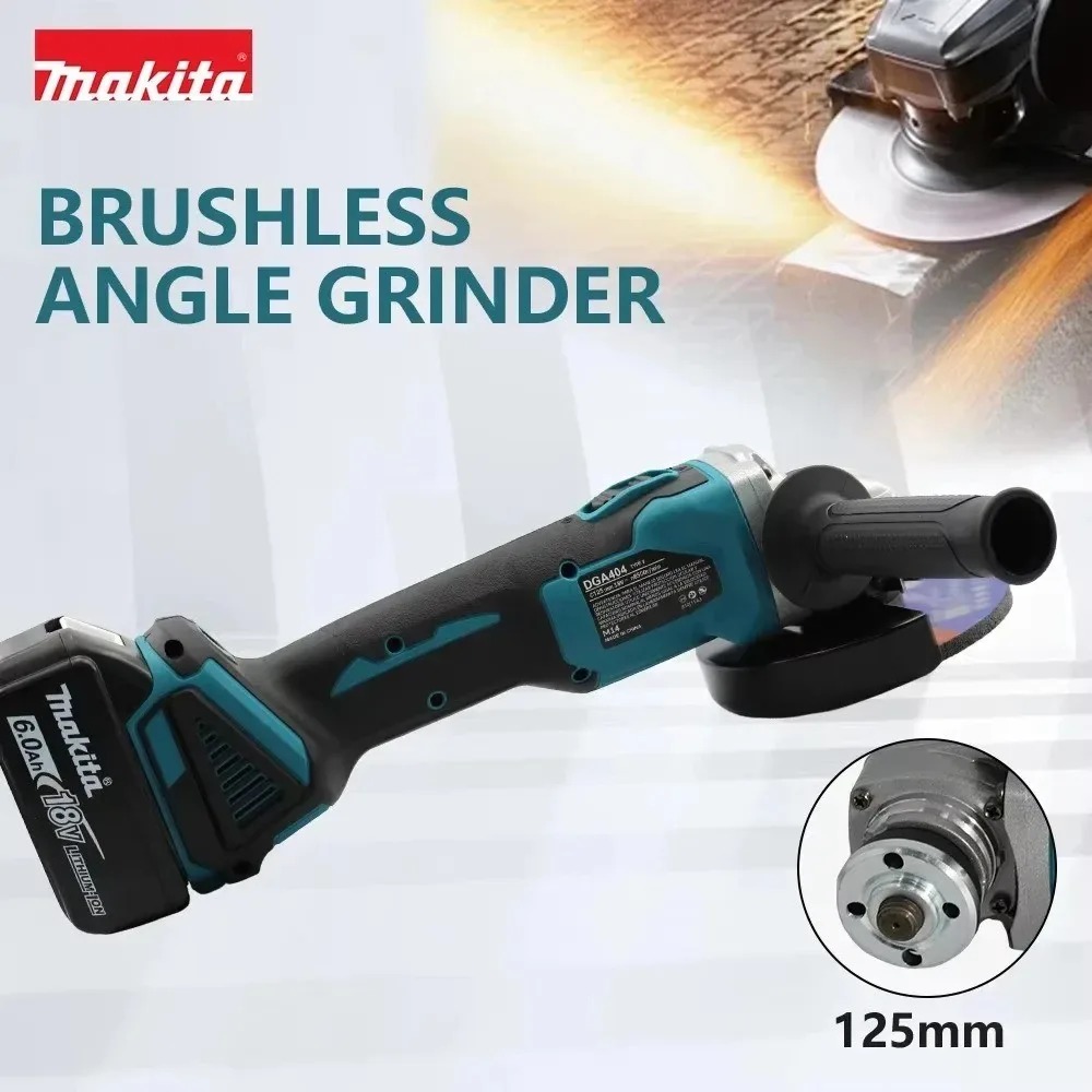 Makita DGA404 125mm Brushless  - Brushless Angle Grinder Battery Powered ulasan dan harga