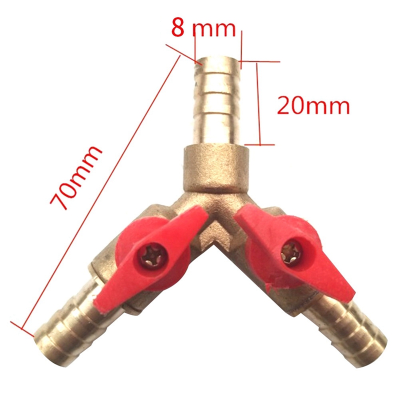 4Pcs 3 Way Shut Off Ball Valve - Garden Tools ulasan dan harga