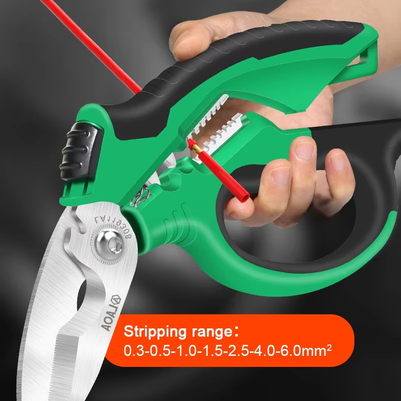 LAOA Electrician Scissors 6/7/ - Automatic Wire Stripper Cutter ulasan dan harga