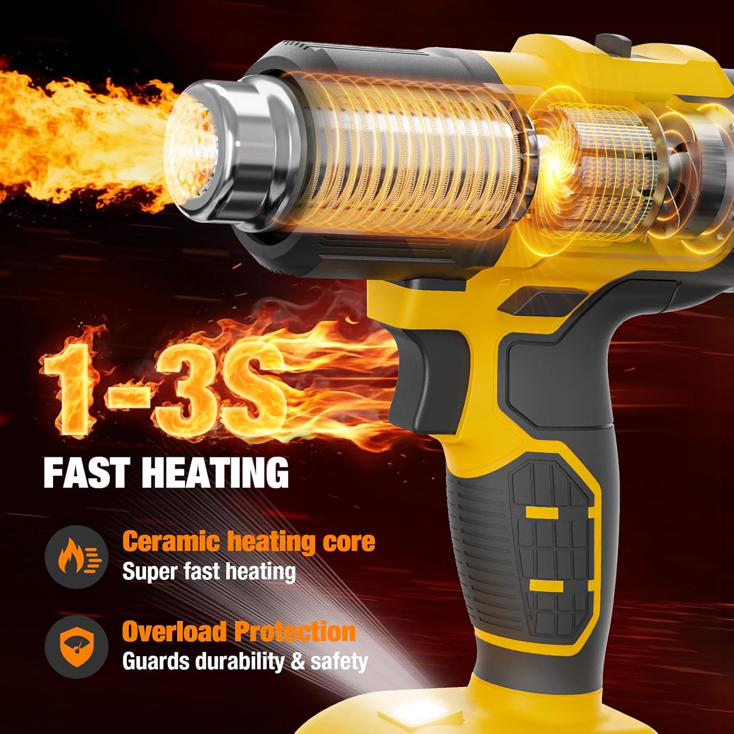 Cordless Heat Gun Compatible w - Cordless Heat Gun For Shrink Tubing ulasan dan harga