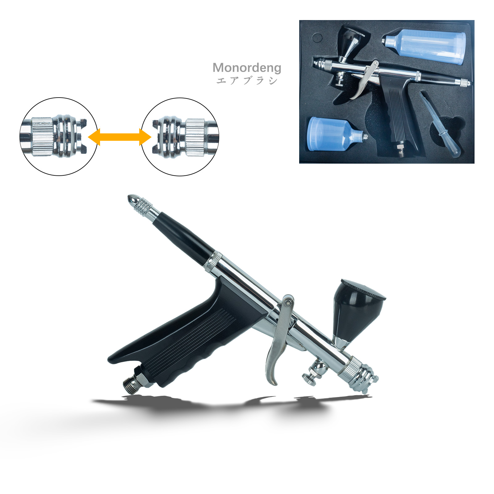 Airbrush Kit Double Action Fre - Airbrush Kit With Mini Compressor ulasan dan harga